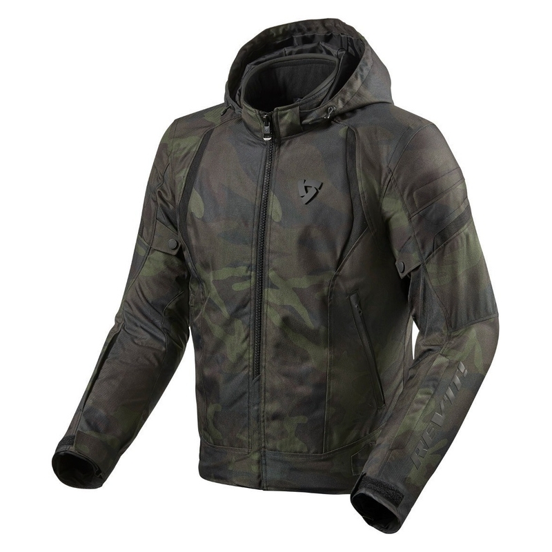Veste de moto Revit Flare 2 vert foncé soldes