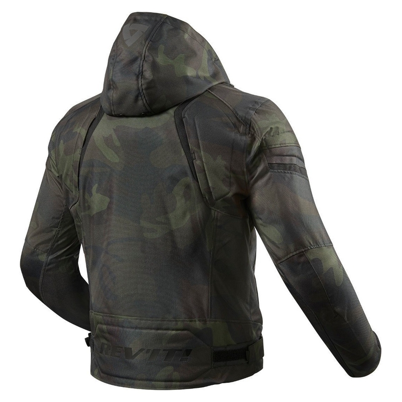 Veste de moto Revit Flare 2 vert foncé soldes