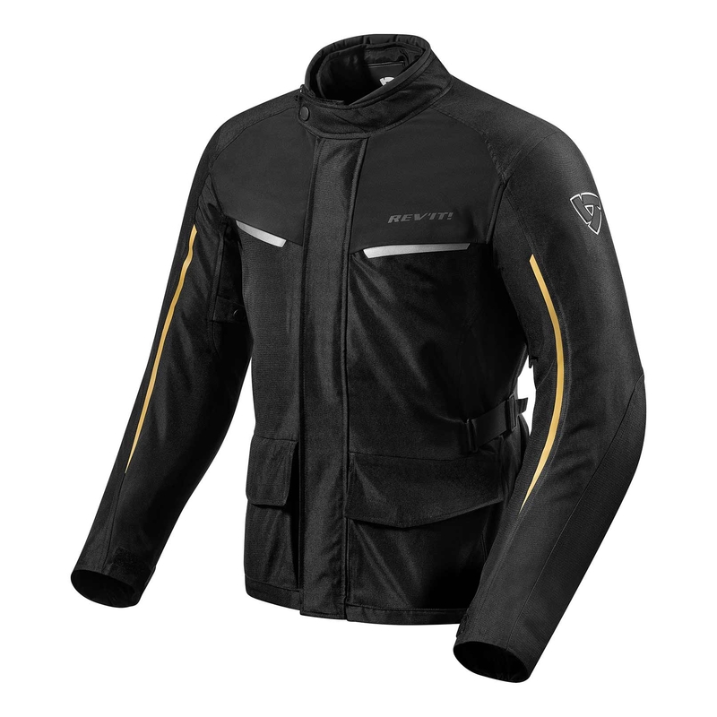 Veste moto Revit Voltiac 2 noir-bronze soldes