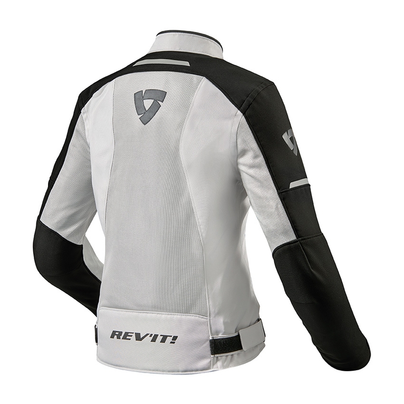 Veste moto Revit Airwave 3 Silver and Black pour femme soldes