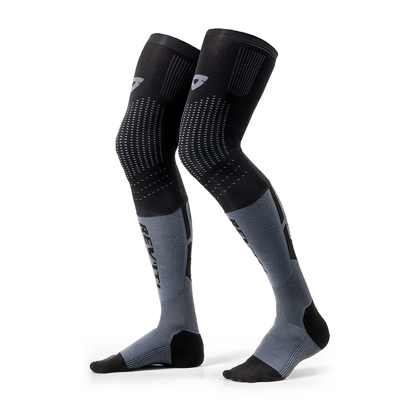 Revit Chaussettes de moto Rift noir-gris soldes