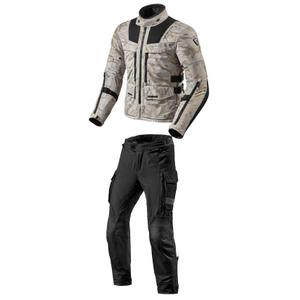Combinaison de moto Revit Offtrack pour hommes, sable-noir soldes