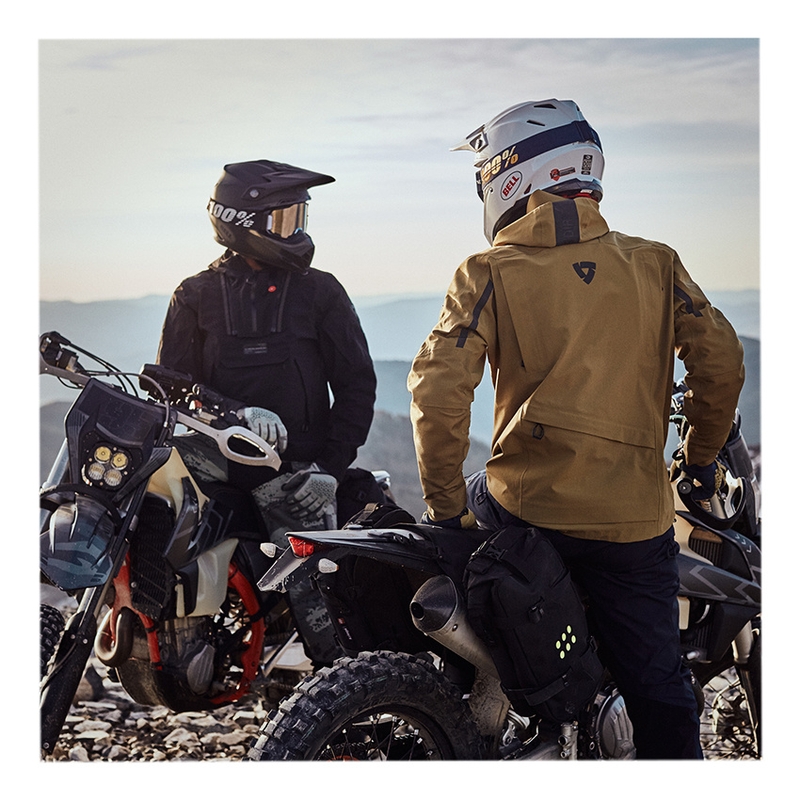 Veste moto Revit Component H2O noir soldes