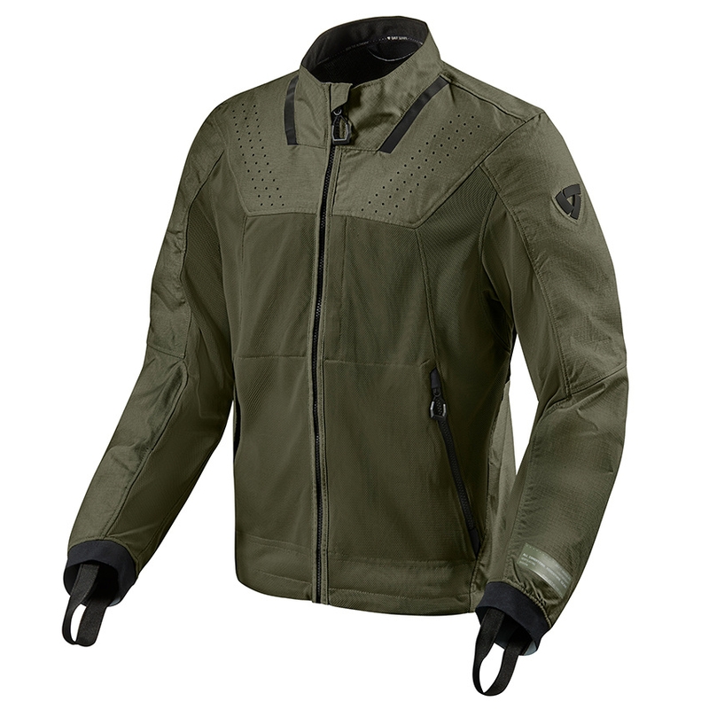 Veste de moto Revit Territory vert foncé