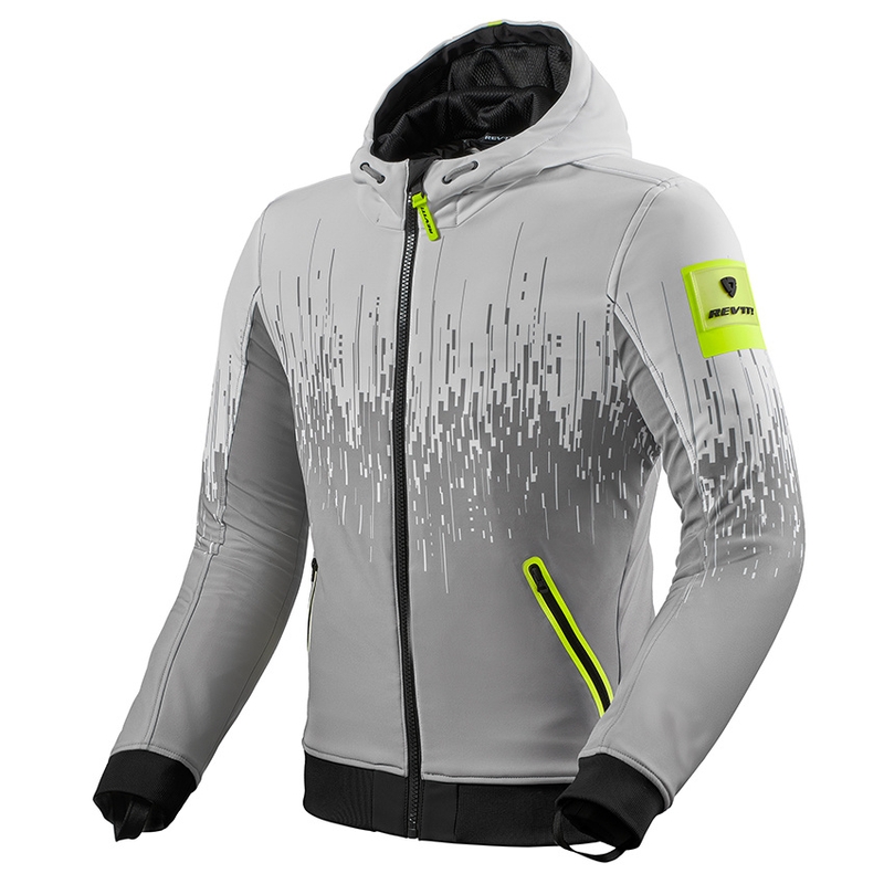 Veste de moto Revit Quantum 2 WB gris-jaune fluo soldes