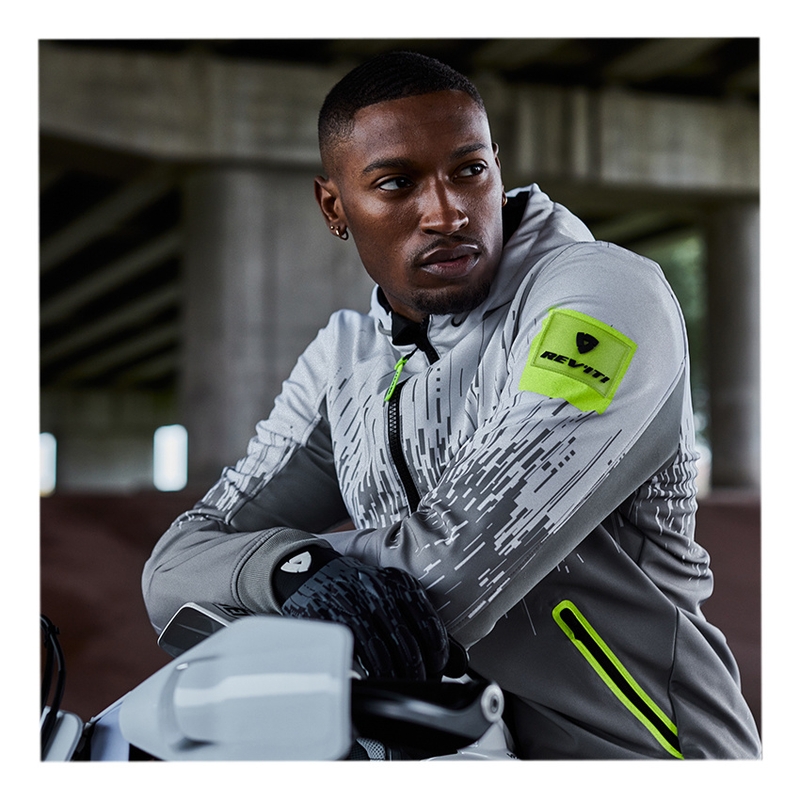 Veste de moto Revit Quantum 2 WB gris-jaune fluo soldes