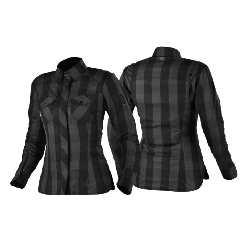 Dámská košile na motorku Shima Renegade šedo-černá výprodej