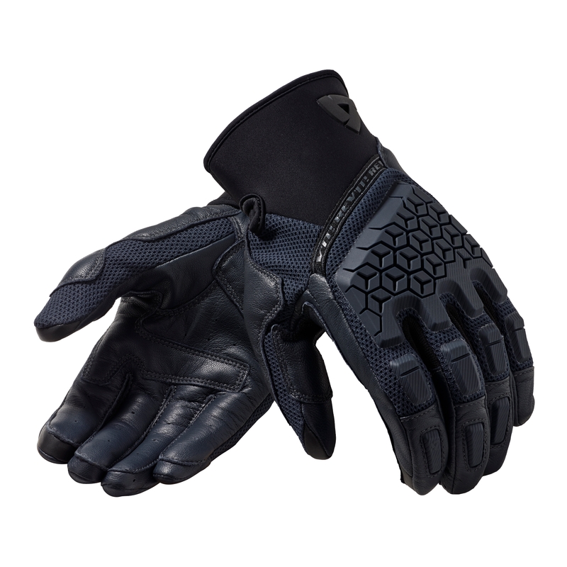 Gants moto Revit Caliber bleu foncé