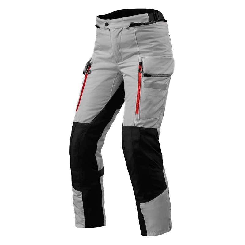 Pantalon de moto Revit Sand 4 H2O pour femme, argenté et noir, court soldes