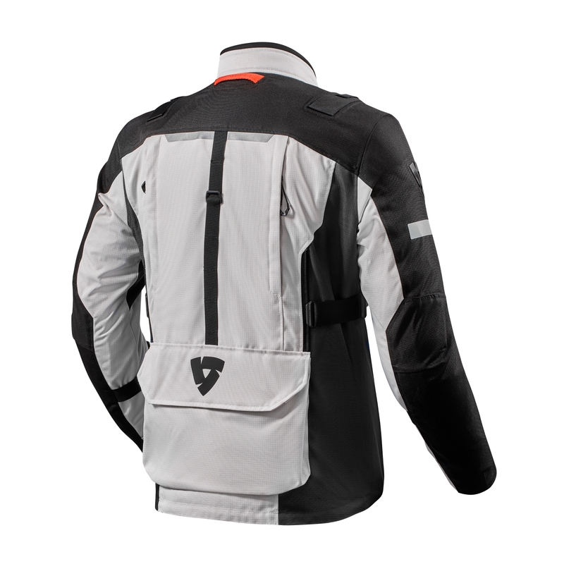 Veste moto Revit Sand 4 H2O argent-noir soldes