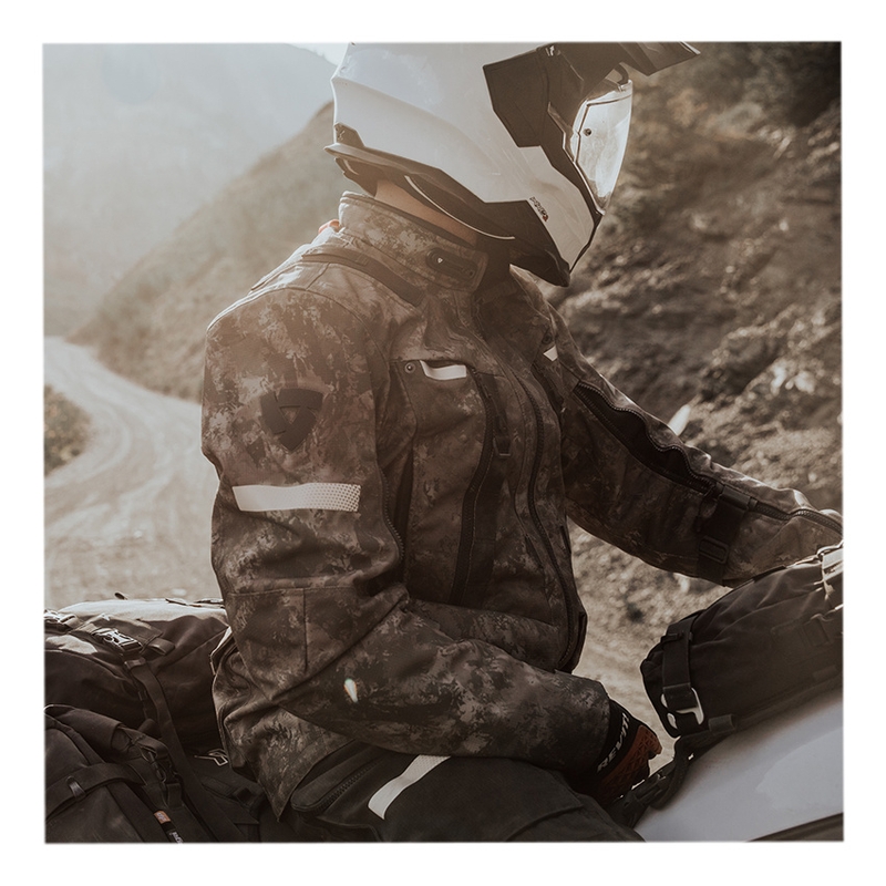 Veste moto Revit Sand 4 H2O marron soldes