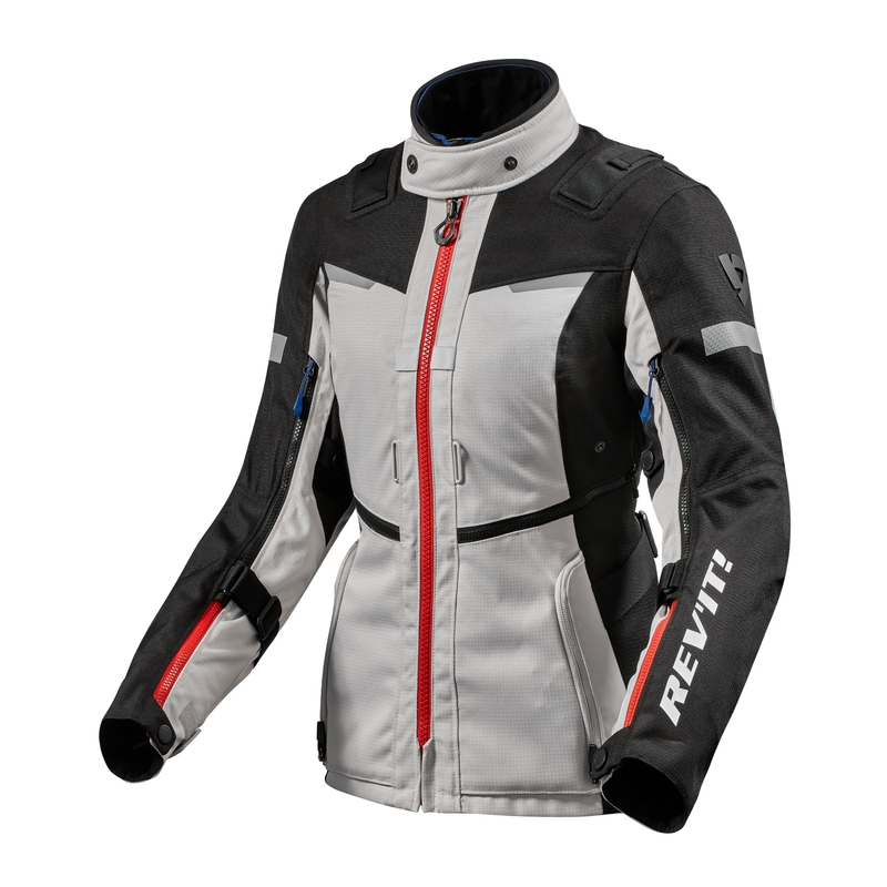 Veste de moto Revit Sand 4 H2O pour femmes, argent et noir soldes