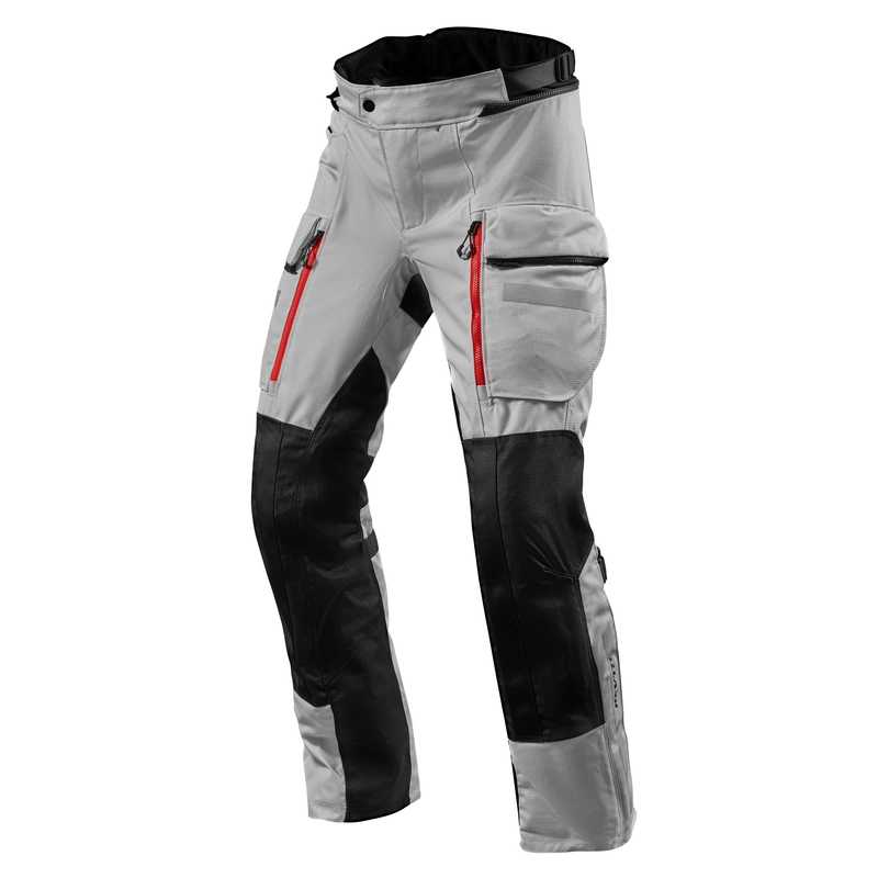 Revit Sand 4 H2O pantalon moto noir argenté soldes