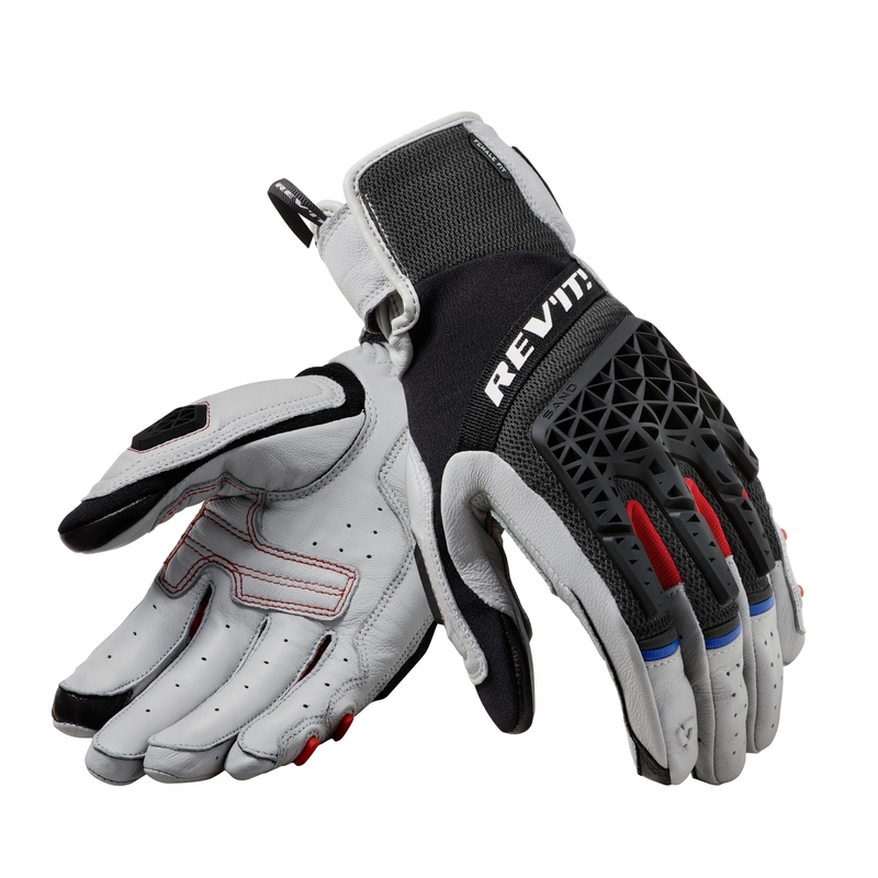Gants de moto Revit Sand 4 pour femme noir-gris soldes