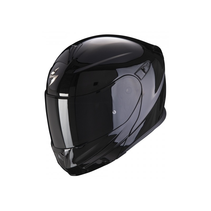 Casque à visière Scorpion EXO-920 Evo Solid noir brillant