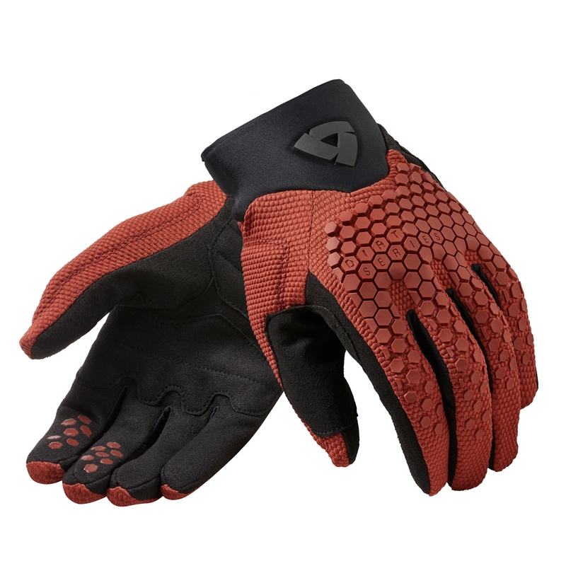 Gants moto Revit Massif rouge bordeaux