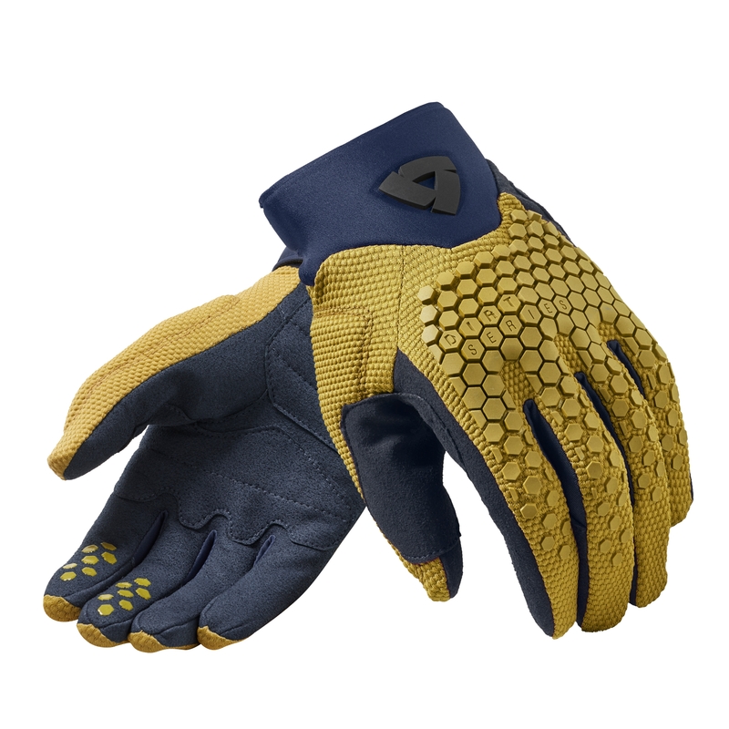 Gants moto Revit Massif jaune ocre