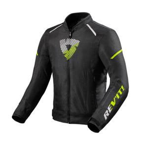 Veste moto Revit Sprint H2O noir-jaune fluo soldes