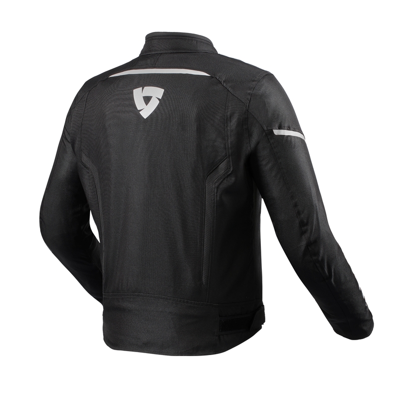Veste de moto Revit Sprint H2O noir et blanc soldes