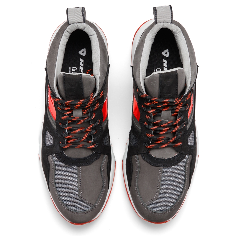 Bottes de moto Revit Astro noir-gris-rouge fluo