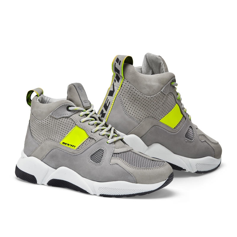Chaussures moto Revit Astro gris-beige-jaune fluo soldes
