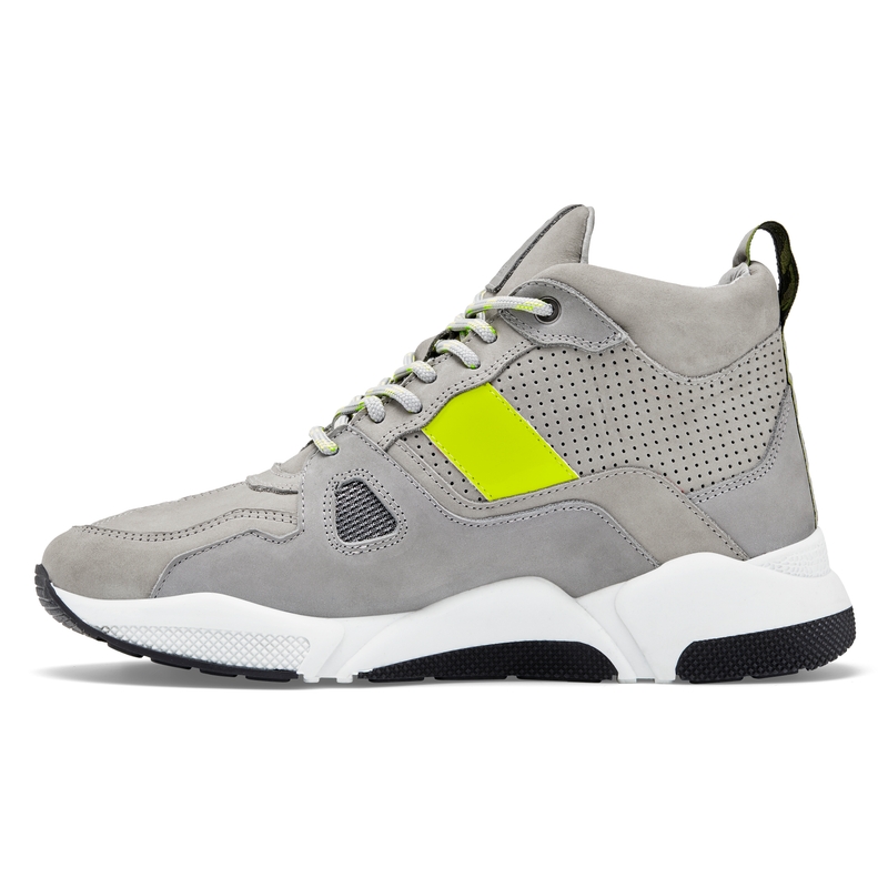 Chaussures moto Revit Astro gris-beige-jaune fluo soldes