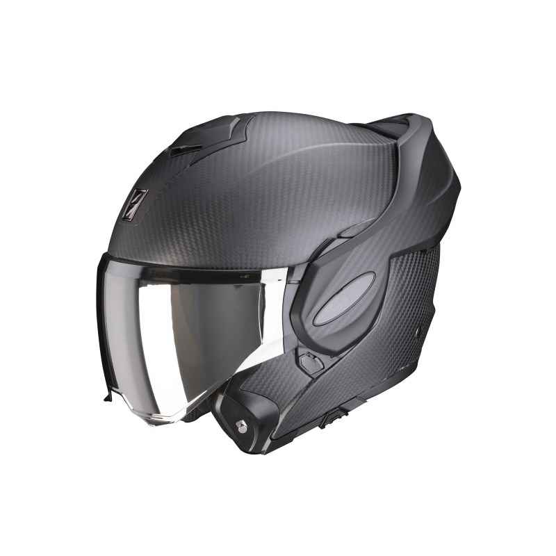 Scorpion EXO-TECH Carbon black matt flip-up helmet