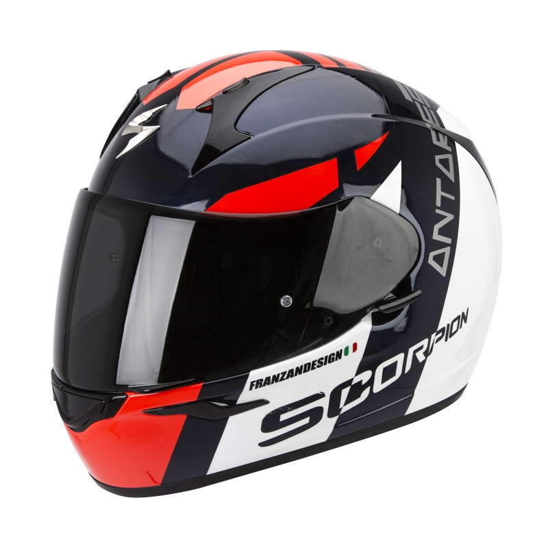 Moto integrální přilba Scorpion EXO-410 Air Antares černo-červená výprodej