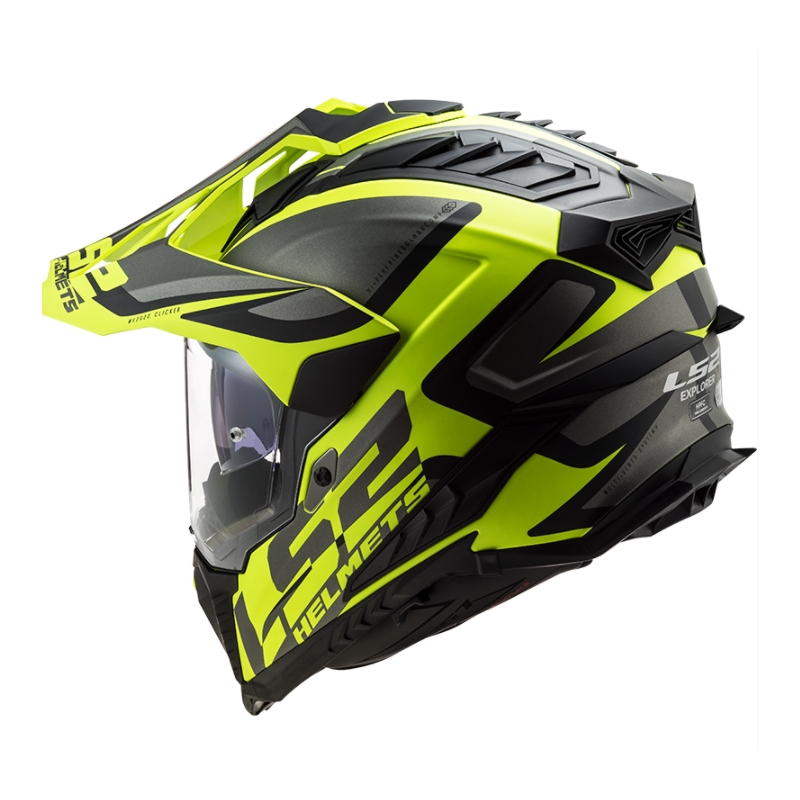Casque Enduro LS2 MX701 Explorer Alter noir-gris-jaune fluo