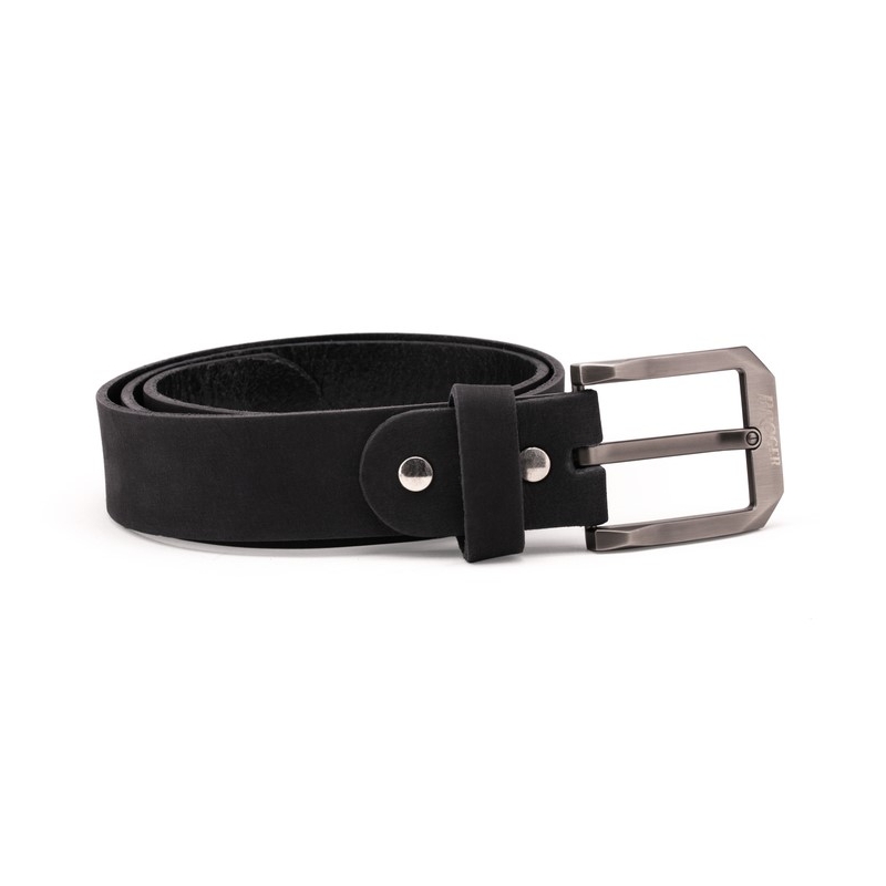 Ceinture en cuir BROGER Alaska noir soldes