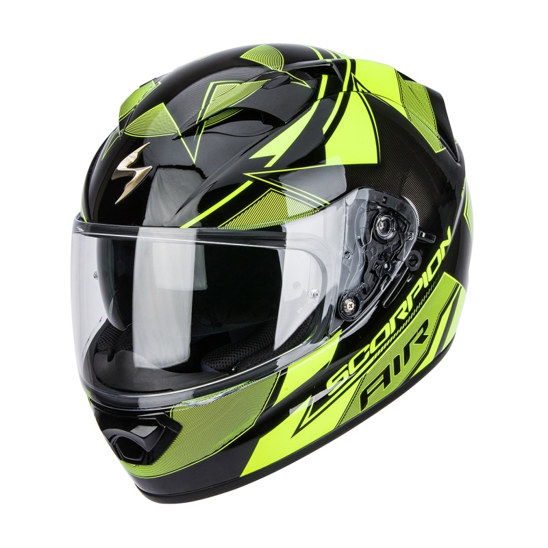 Moto integrální přilba Scorpion EXO-1200 Stella černo-fluo žlutá