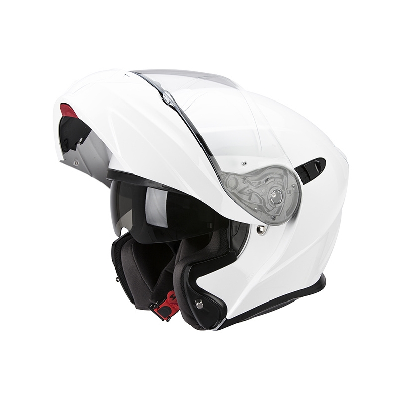 Moto přilba vyklopná Scorpion EXO-920 bílá