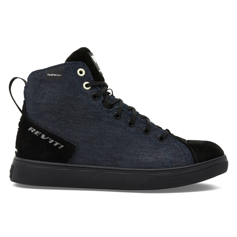 Bottes de moto Revit Delta H2O pour femmes, bleu foncé