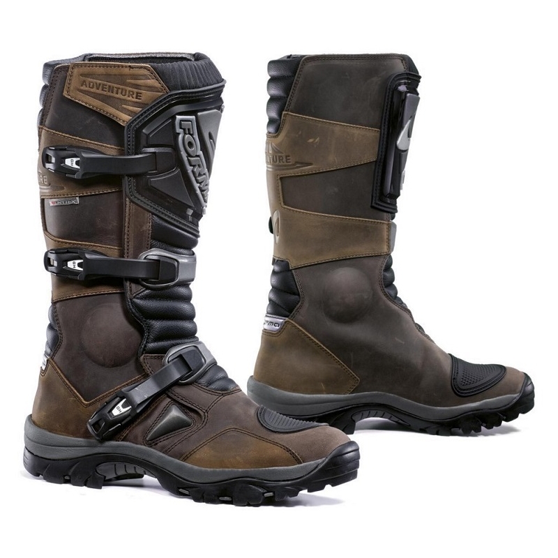 Bottes de moto Forma Adventure DRY marron