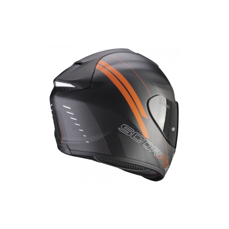 Casque intégral Scorpion EXO-1400 Carbon Air Drik noir-orange