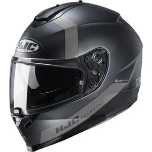 Casque moto intégral HJC C70 Eura MC5SF gris soldes