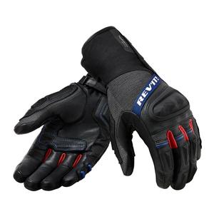 Gants moto Revit Sand 4 H2O noir-rouge soldes