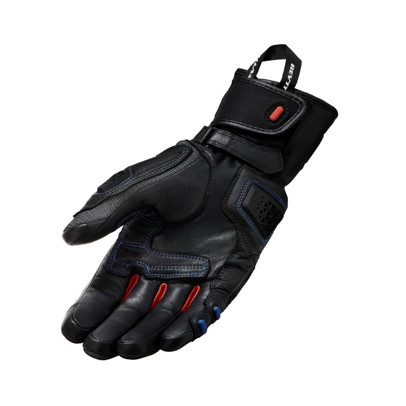 Gants moto Revit Sand 4 H2O noir-rouge soldes