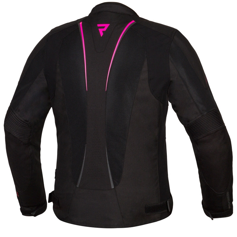 Veste de moto Rebelhorn Hiflow IV Black-Fluo Pink pour femme soldes