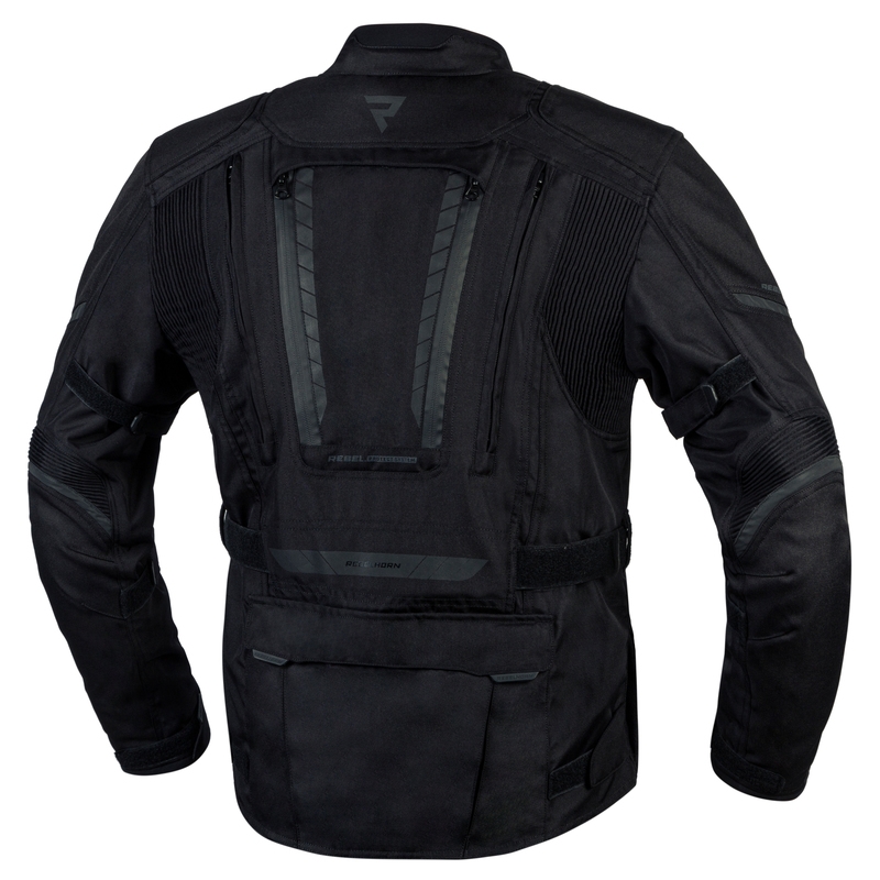 Veste moto Rebelhorn Hiker III noir soldes