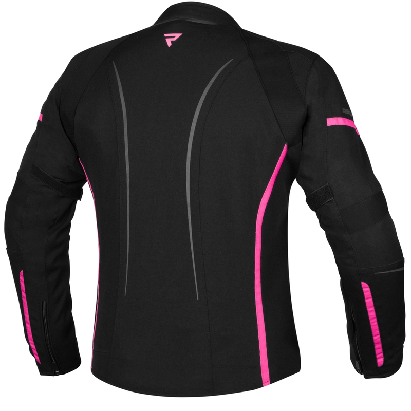 Veste de moto Rebelhorn Luna Black-Fluo Pink pour femme soldes