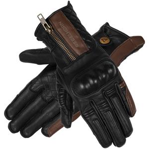 Gants de moto Rebelhorn Hunter noir et marron pour femmes soldes