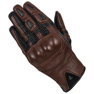 Gants moto femme Rebelhorn Thug II marron foncé soldes
