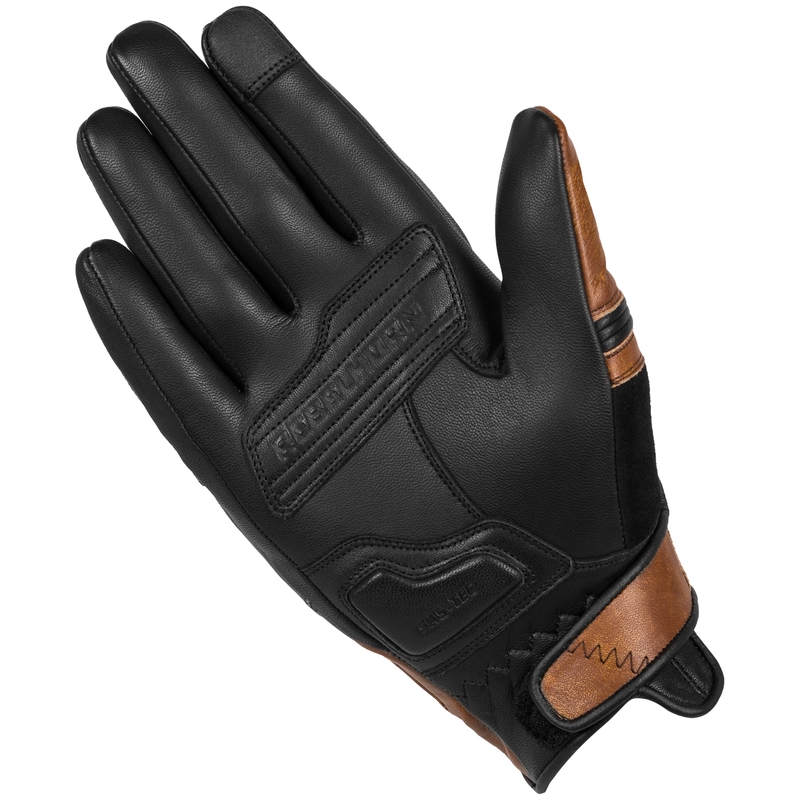 Gants de moto Rebelhorn Thug II marron clair soldes