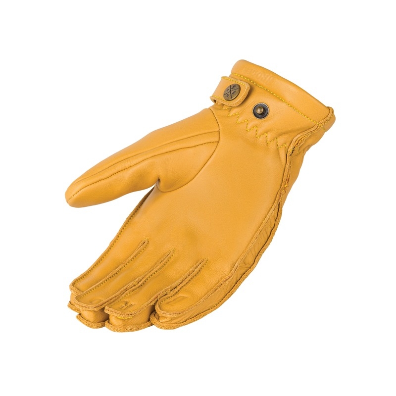 Gants moto femme BROGER Alaska jaune soldes