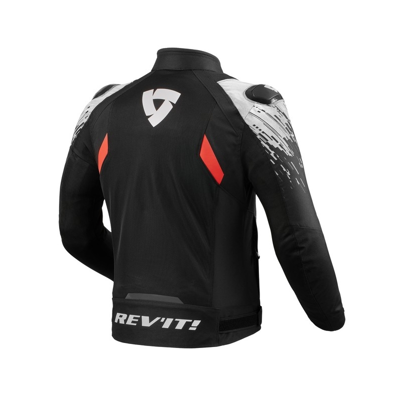 Veste de moto Revit Quantum 2 Air noir et blanc soldes