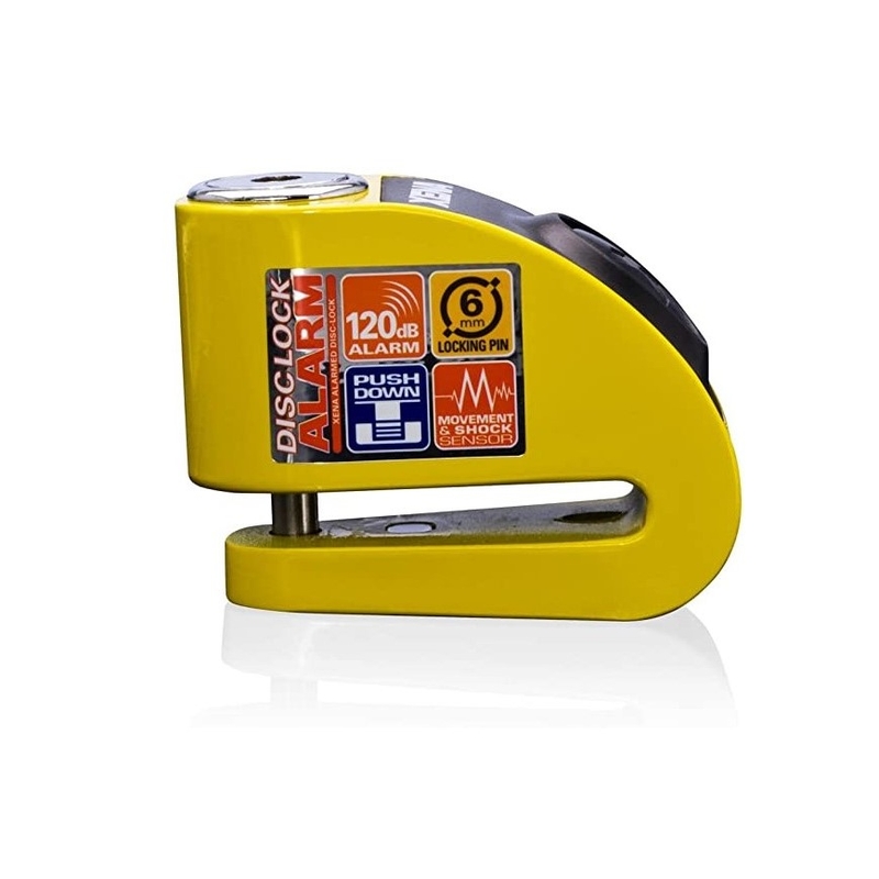 Serrure de frein à disque XENA XZZ6L jaune