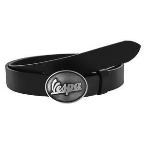 Ceinture moto en cuir avec boucle Vespa
