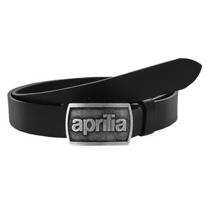 Ceinture moto en cuir avec boucle Aprilia