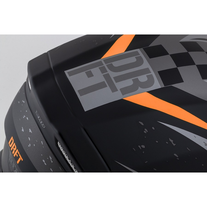 Casque moto Integral Cassida Integral 3.0 DRFT gris mat-noir-orange